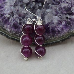 Glass beaded Dangle earrings